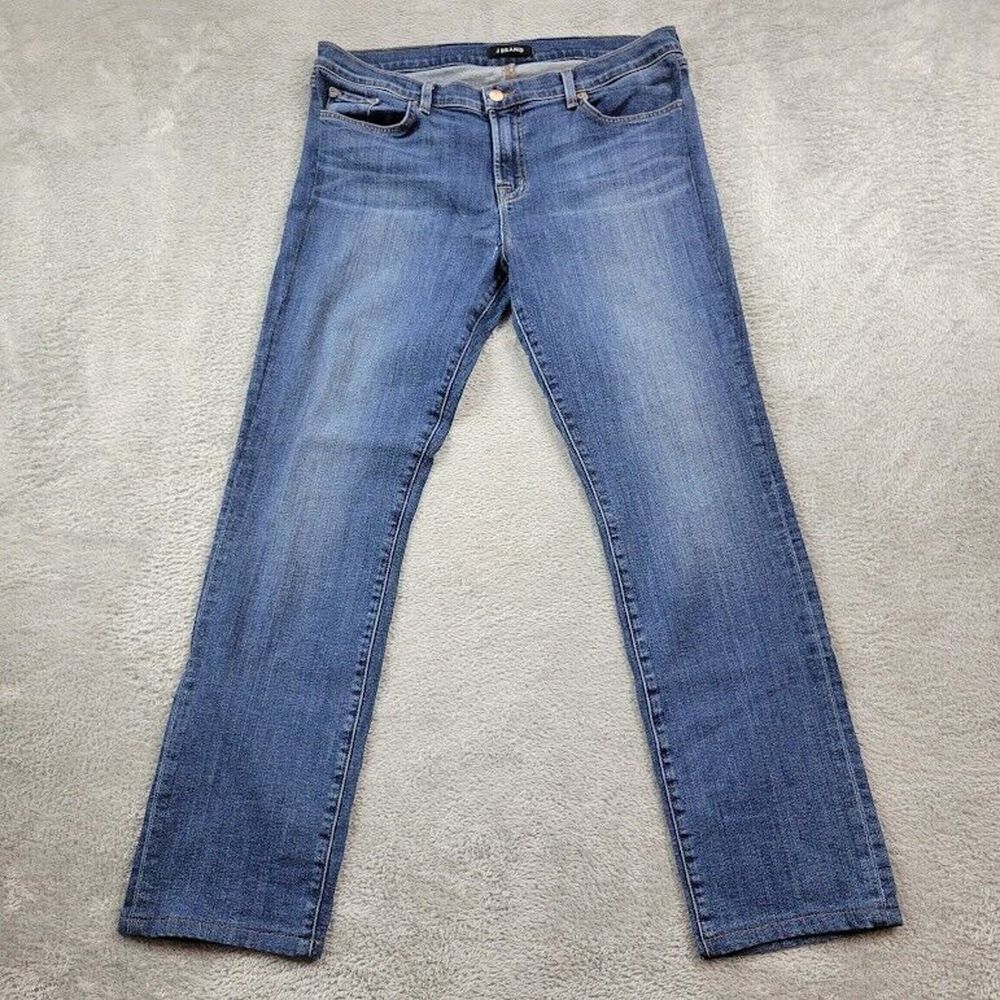 J Brand Mid Rise Rail Refuge Womens 32X28 Blue Baggy Loose 2000s Y2K